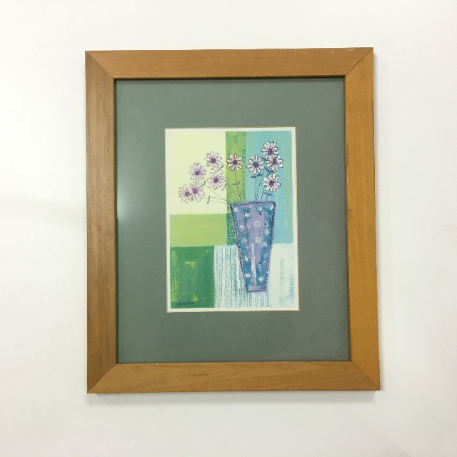 ARTWORK, Print (Small) - Blue Green Vase 